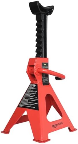 Amazon Basics Steel Jack Auto Stands, 3 Ton Capacity, Adjustable Height - Image 3