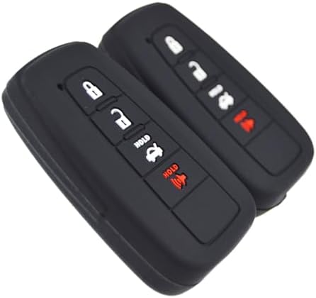 Silicone Remote Key Fob Cover for Toyota Camry 2018-2024 XLE XSE LE SE Corolla by Zorratin