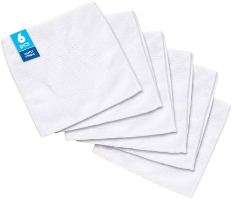 Microfiber Wholesale Dish Cloths, 6 Pack – Soft Waffle Weave Kitchen Wash by MicrofiberWholesale