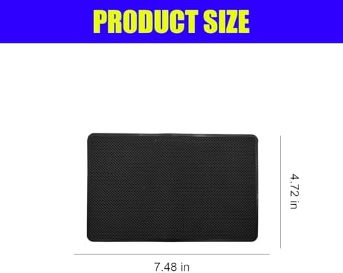 Car Dashboard Anti-Slip Silicone Pad, 7.5''x4.7'' Sticky Adhesive Mat - Image 2