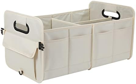 AOKJOY Car Trunk Organizer Car Storage Organizer Collapsible Multi Compartment C by saygoodbyetoclutter