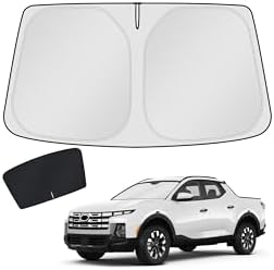 KUST Windshield Sun Shade for Hyundai Santa Cruz 2022-2024 2025 2026 Window by KUST