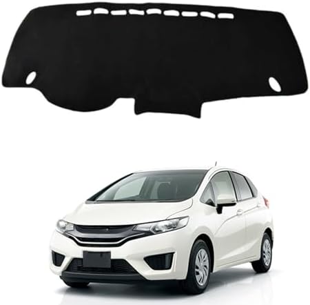 Dashboard Mat Cover for Honda Fit 2009-2013 Nonslip Center Console Sunshield by BOLTRY