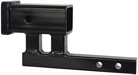 MaxxHaul Hitch Receiver Adapter and Extender Converts 1-1/4" to 2" 4" Rise or - Image 3