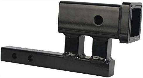 MaxxHaul Hitch Receiver Adapter and Extender Converts 1-1/4" to 2" 4" Rise or - Image 2