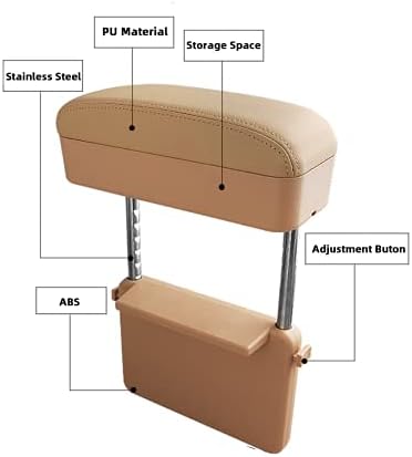 Car Console Armrest Box Arm Rest Height Adjustable Comfort Elbow Pad Universal - Image 4