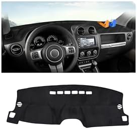 Autorder Dashboard Cover Mat for Jeep Compass 2009–2016 Accessories Dash Cover by Autorder