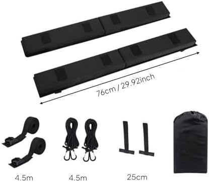 Car Roof Cushion Padded Luggage Rack Bar Protector Non-Slip Carrier Accessory - Image 3