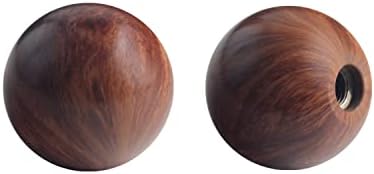 DEWHEL Wooden Universal Manual Aluminum Shift Knob 200 Gram Weighted Gear Shift - Image 2