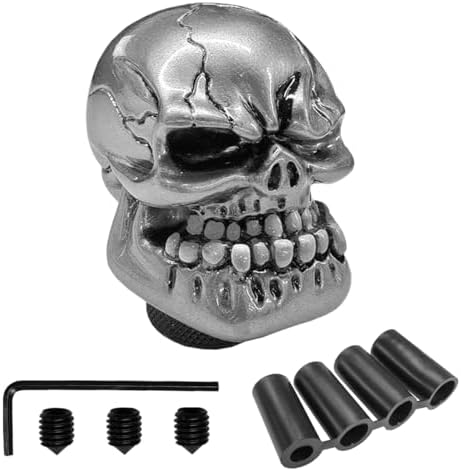 Skull Car Gear Shift Knob, Resin Shifter Lever Handle by Unknown