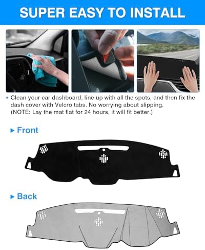 Autorder Dashboard Cover Mat for 2015-2020 Chevy Chevrolet Tahoe/Suburban/GMC - Image 5
