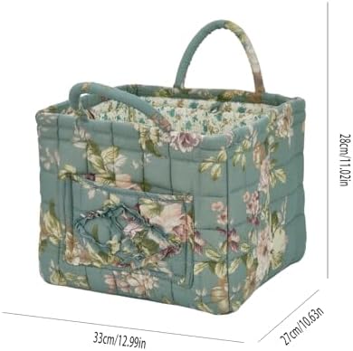 Car Storage Basket for Back Seat, Aesthetic Fabric Storage Basket for Clothes - Image 7