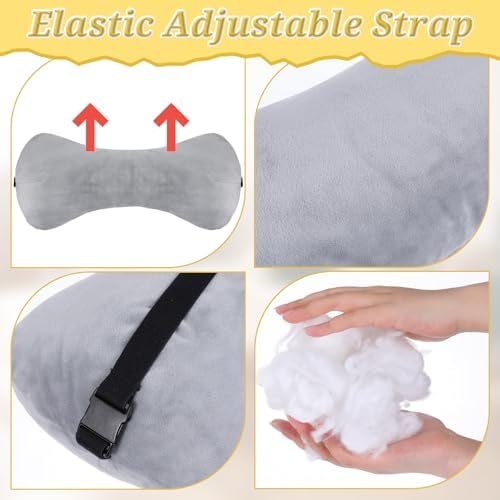 1Pc Neck Headrest Pillow for Recliner Armchairs, Bone Shaped Chair Head Cushion - Image 3