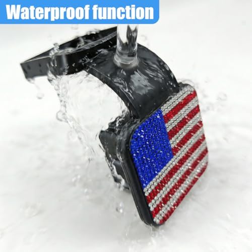Bling Trailer Hitch Cover, 2 Inch Dust-Resistant Square Mouth Receiver Tube - Image 4