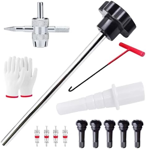 Quick Change Car Tire Valve Tool Kit, Tire Valve Stem Core Remover by Unknown