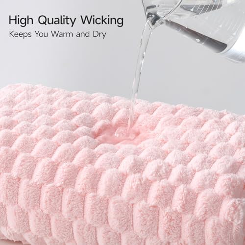 REDKISS 4 Pack Pink Bath Towels - Image 6
