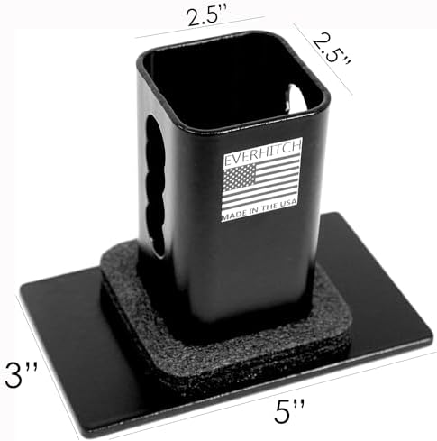 2.5" Blank Metal Hitch Cover - Image 2
