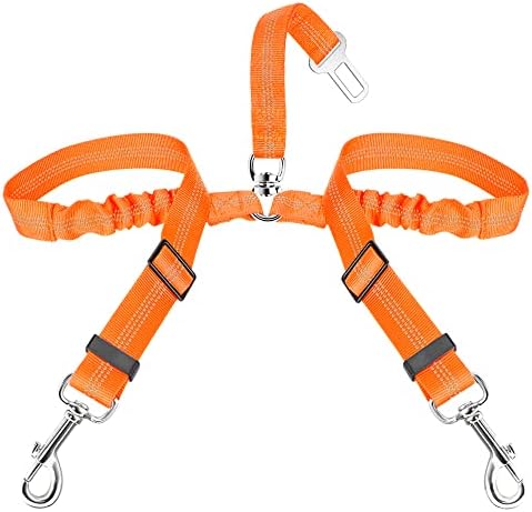 SlowTon Double Dog Seat Belt for Car by SlowTon