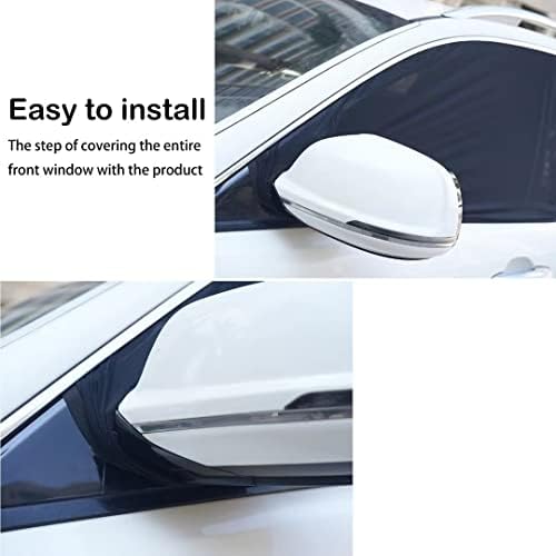 2pcs Car Front Side Window Sunshade Mesh Screen - Image 2