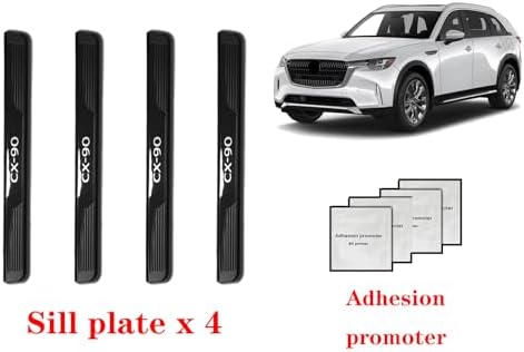 Door Sill Protector Trim Guard for Mazda CX-90 2026 2024 2025, Auto Interior - Image 6