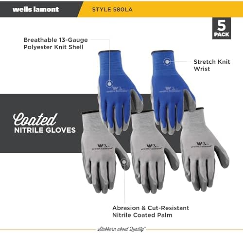 Wells Lamont Nitrile Work Gloves - Image 3