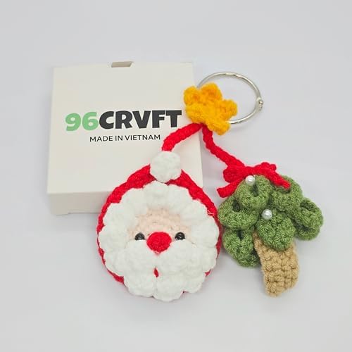 Cute Crochet Pine Tree Santa Claus Christmas Hanging Plant - Image 4