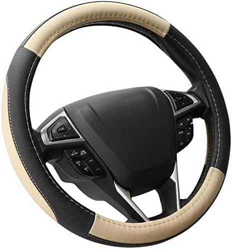 SEG Direct Steering Wheel Cover 14.5-15 inch Car Auto Interior Accessories by SEGDirect