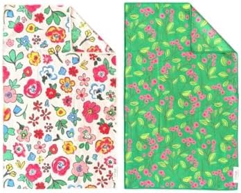 crae. Double-Sided Microfiber Hand Towels 2 Pack, Waffle Design Kitchen Towels by CraeHome