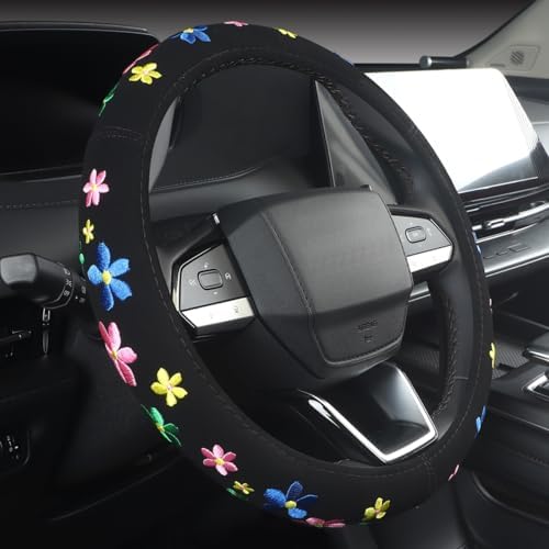 Embroidery Cute Steering Wheel Cover - Image 3