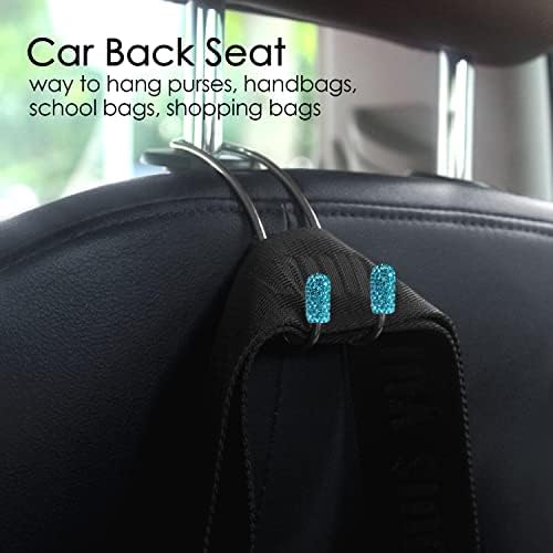 Guoord Bling Auto Hooks, Car Hangers Organizer Seat Headrest Hooks，Bag - Image 2