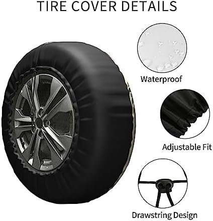 Skull Camping Spare Tire Cover 15 inch - Image 3
