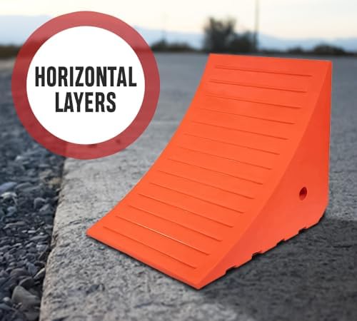 Mytee Products Polyurethane Large Wheel Chock W/Mounting Holes - Image 3