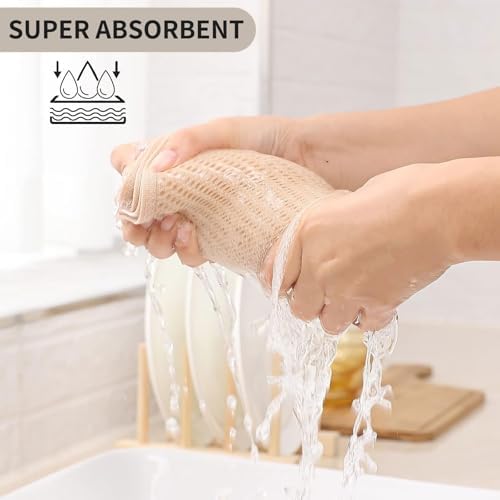 Kitinjoy 100% Cotton X‑Large 4-Pack Kitchen Towels - Image 3