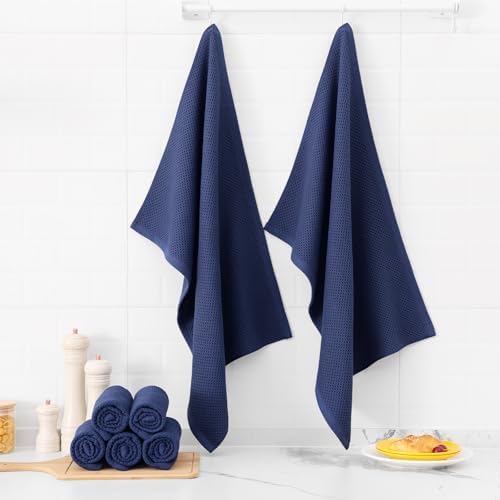 Kitinjoy 100% Cotton X‑Large 4-Pack Kitchen Towels - Image 6
