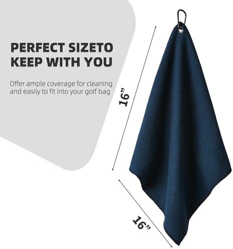 Mile High Life Microfiber Golf Towel 3 Pack Waffle - Image 5