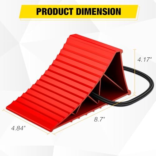 Nilight Wheel Chocks, Heavy Duty Wheel Stopper - Image 2