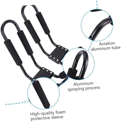Heavy Duty Kayak Roof Rack for Canoe, 2 Pack Aluminum Foam Carrier - Image 5