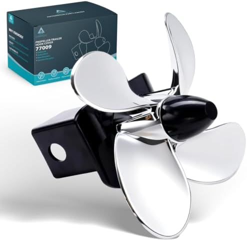 Tow Hitch Cover 77009 with Spinning Propeller by Unknown