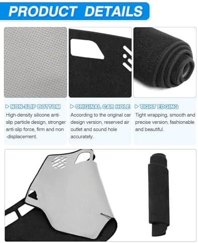 Cartist Dash Cover for Hyundai Kona 2024-2026 Dashboard Cover Mat - Image 6