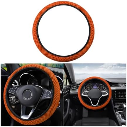 Moly Magnolia 15 Inch Steering Wheel Cover, Microfiber Ice Silk by Moly+Magnolia