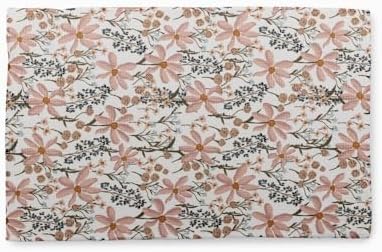 Flourish Wildflowers Microfiber Kitchen Towels | Pink and Purple Flowers - Image 5
