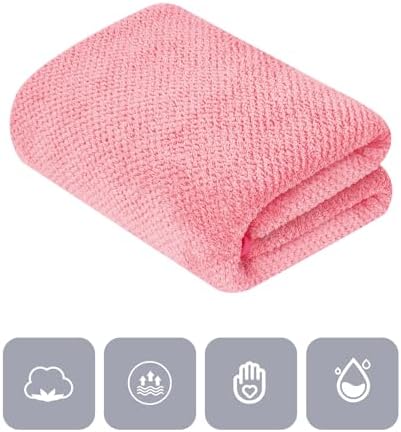 MaopaoBeauty Microfiber Bath Towel Set Pack of 2, 35 x 70 Inches - Image 2