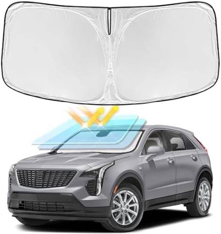 for Cadillac XT4 2019-2026 Windshield Sun Shade by ZOIBVCARSUNSHADE