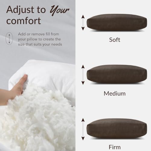 Head Recliner Pillow Adjustable Shredded Memory Foam Headrest Pillows - Image 4