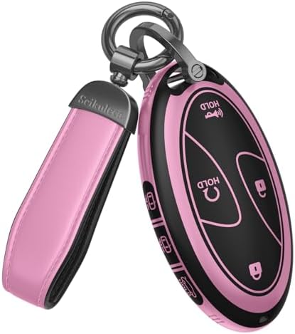 for Hyundai Key Fob Cover & Leather Keychain by Unknown