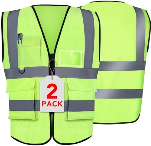 XPCARE Reflective Safety Vests For Women Men, High Visibility Security Vest by XPCARE