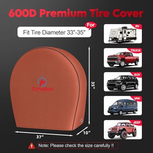 Comnova RV Tire Covers 4 Pack - Image 3