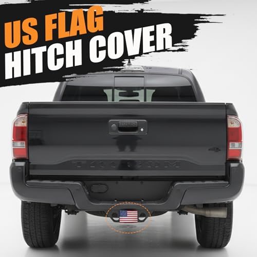 2 Inch American Flag Trailer Hitch Cover Plug - Image 3