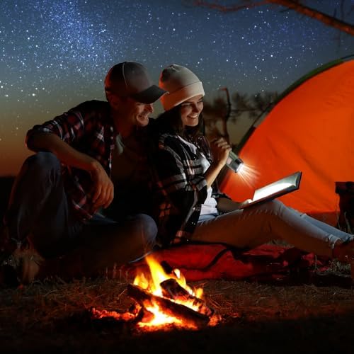 Mudder 6 Pack Hand Crank Flashlights Solar Powered Flashlight - Image 7