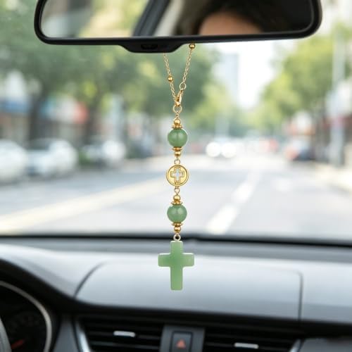 STEFORD Car Cross Crystal Hanging Charm - Image 4